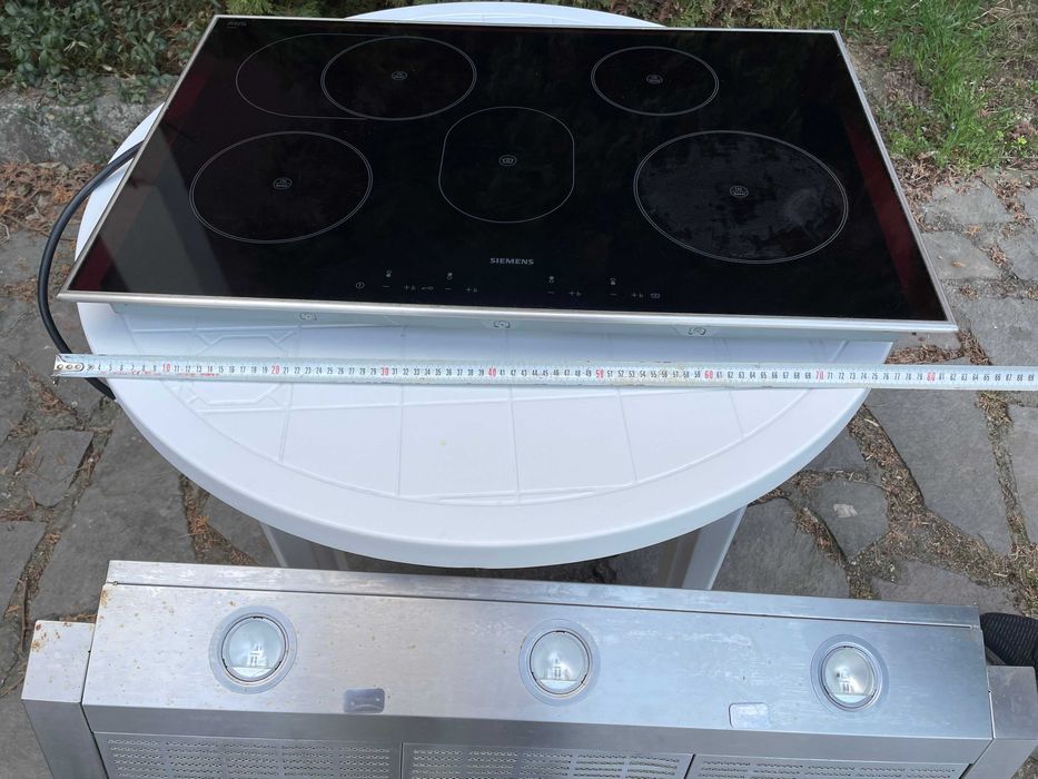 Set plita electrica Siemens 5 zone de gatit + Hota