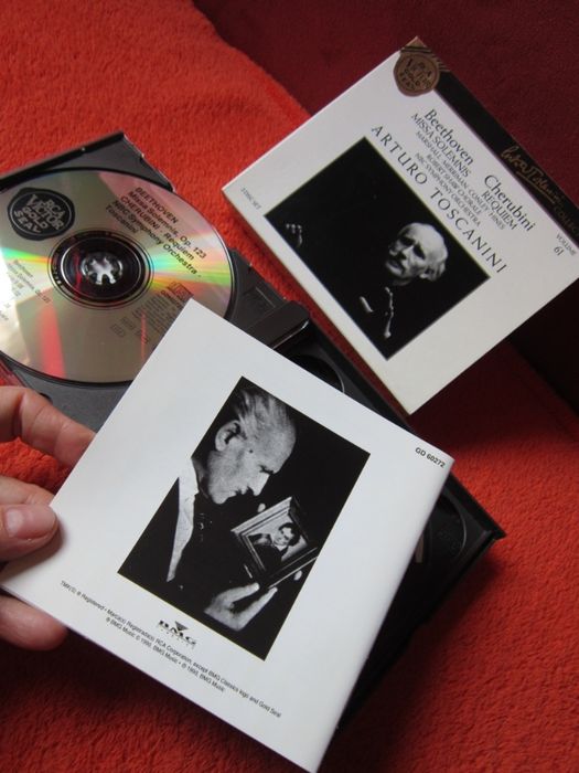 cadou rar Toscanini Beethoven Cherubini RCA gold seal cd Germania 1990