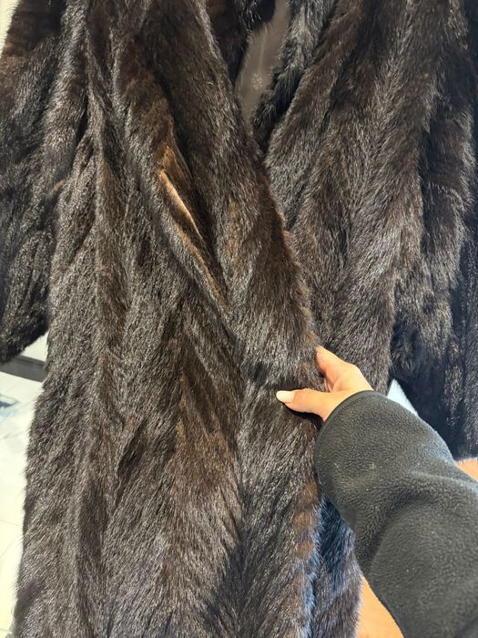 Haină blană lungă