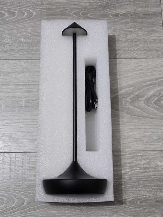 Lampă de masă LED Hapfish fără fir, baterie 6000mAh – Negru