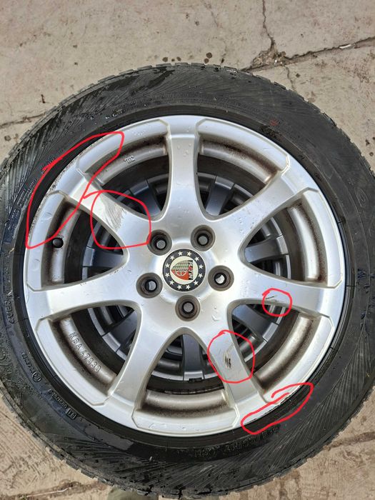 Set Jante Aliaj Anzio 17" + Anvelope Iarnă Yokohama 215/60 R17 (Duster, Qashqai, etc)