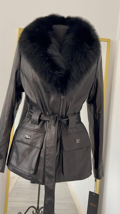 Куртка кожаная