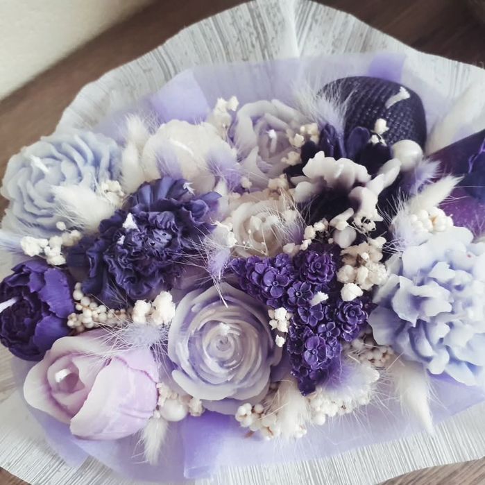 Вечен букет от свещи