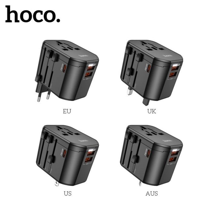Зарядное устройство Hoco AC15 Universal Travel Adaptor