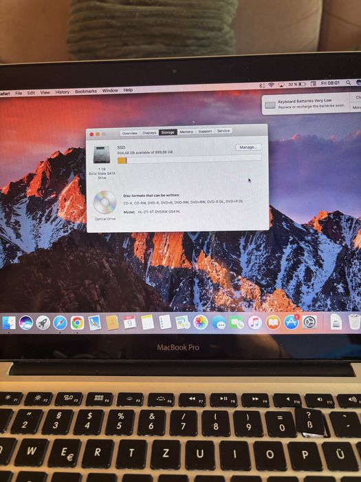 MacBook Pro 13" (Mid 2012) SSD 1TB + Tastatură & Mouse Apple