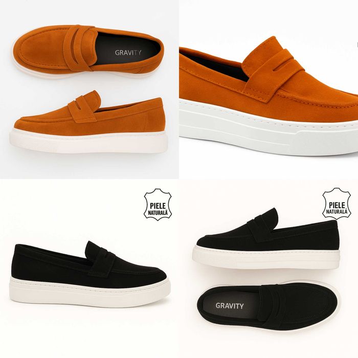Oferta! Pantofi din piele naturală, lucrați manual–modele unice 41-45