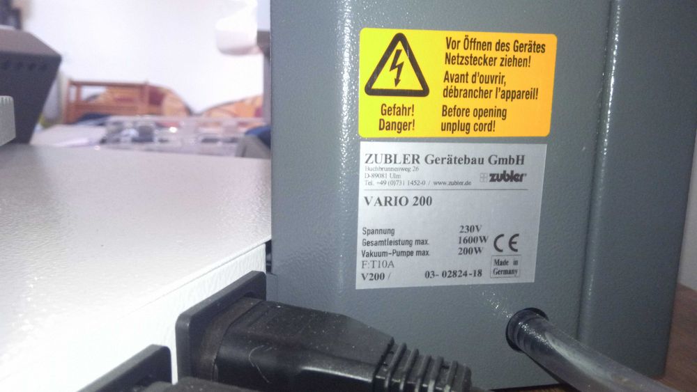 Cuptor ceramica Vario200Zubler nou lichidare laborator tehnica dentara