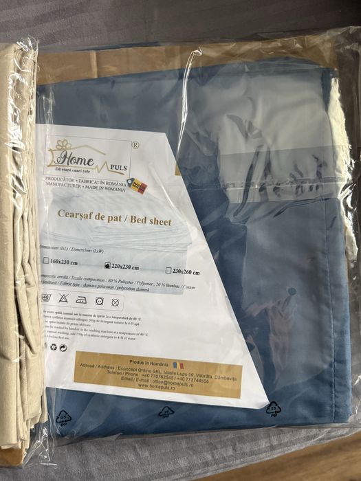 Cersaf de pat 220x230