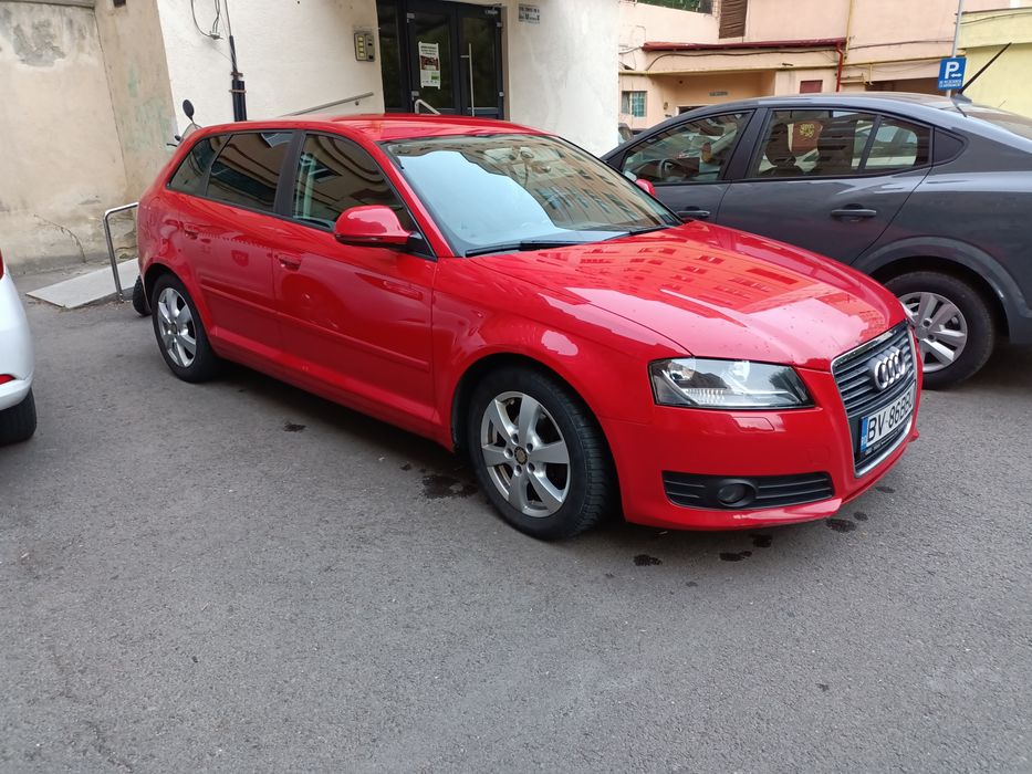 Audi A 3 Rosu  2009 (schimb cu moto)