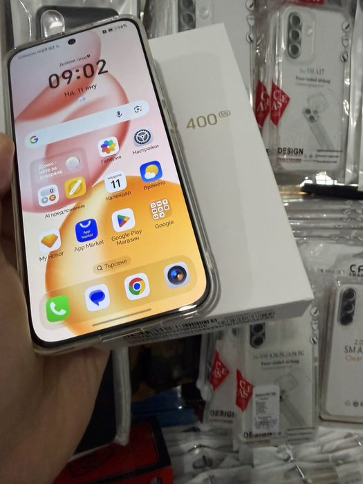 Honor 400 5G 8+8/256  desert gold 22 месеца гаранция от Технополис