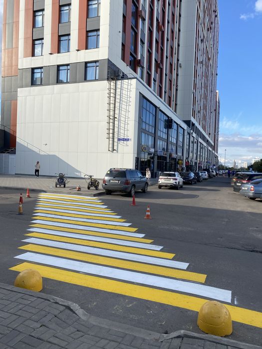 Разметка дорог,покраска