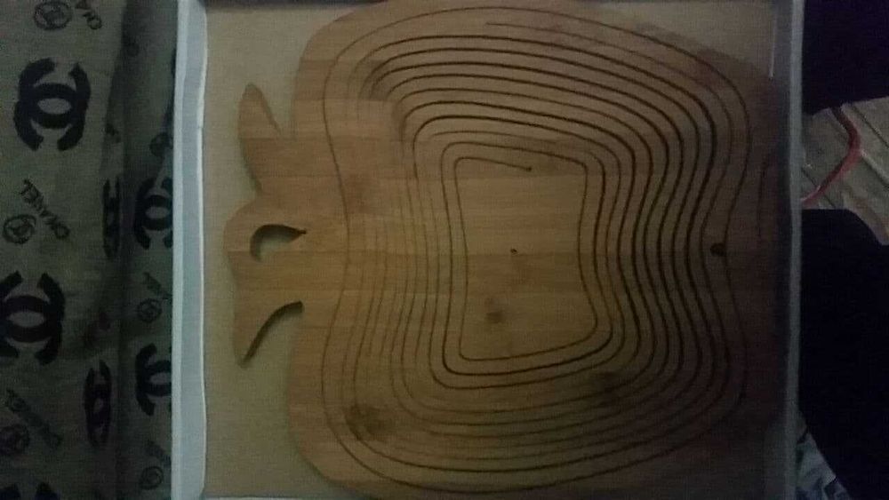 ваза декоративная деревянная новая