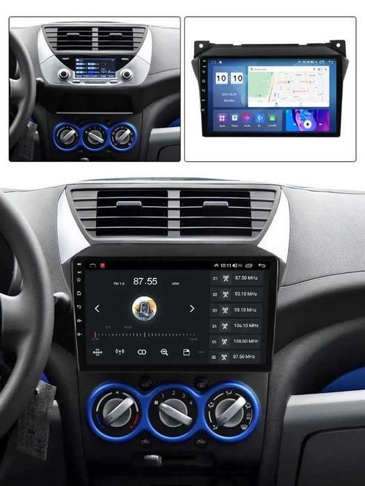 Navigatie Android 14 Suzuki Alto 2009-2016 1/8 Gb Waze CarPlay +CAMERA