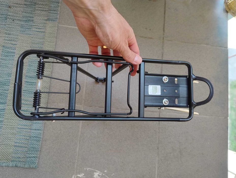 Portbagaj Bicicletă Aluminiu Premium - Certificat EN 14872 (Sarcină 25kg) - Set Complet
