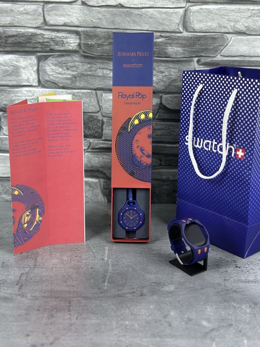Ceas AP x Swatch Royal Pop “Orenji Hachi”