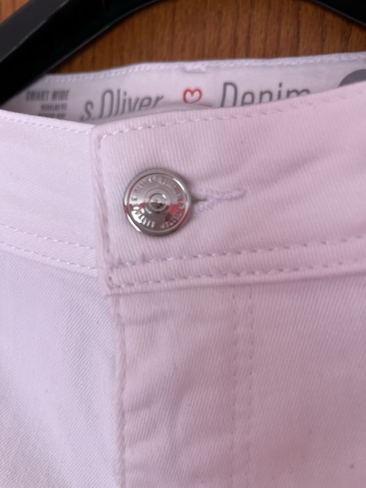 Дамски дънки s.Oliver бели