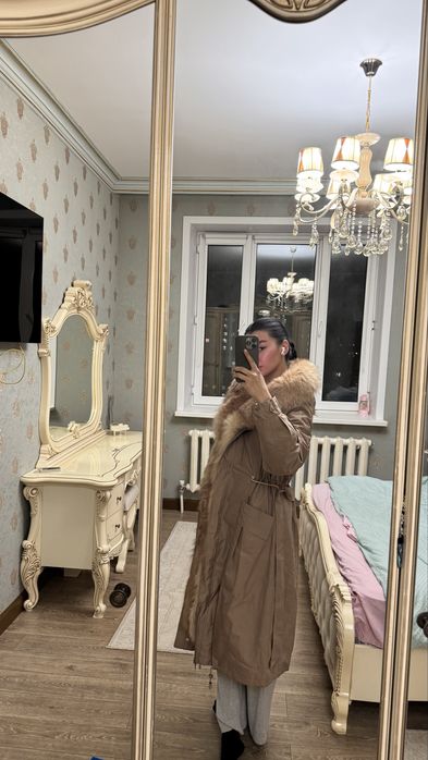 Парка из натурального песца