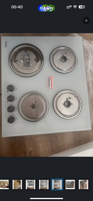 Варочный панель газовый стекло