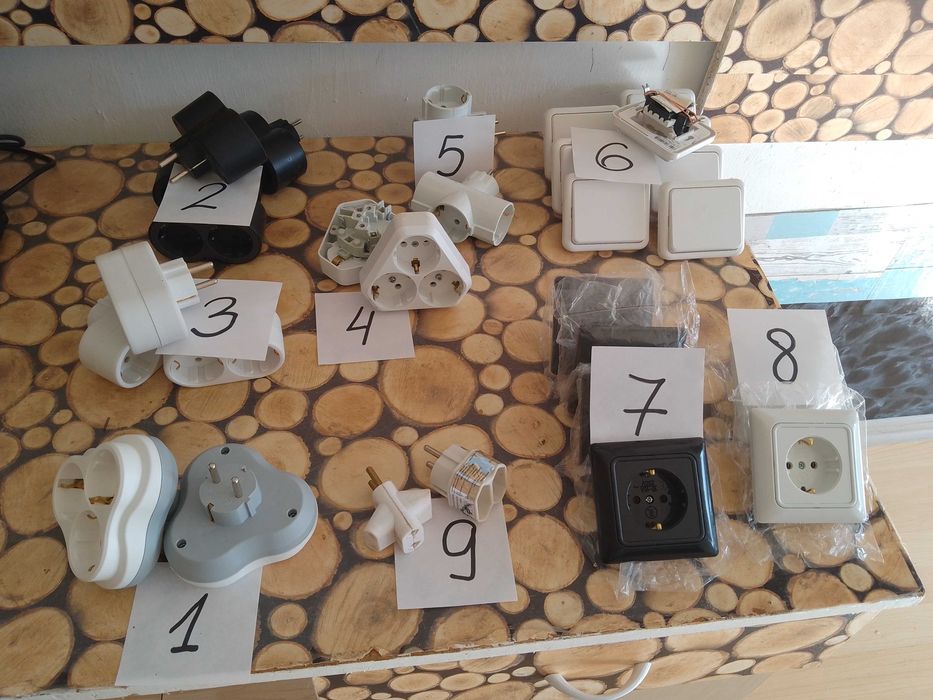 продавам ел.контакти,ключове и разклонители