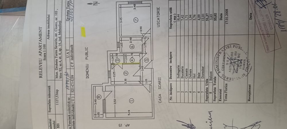 Vând apartament 2 camere