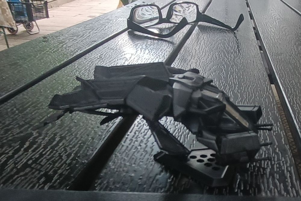 Hot Wheels Premium DC Batman - The Dark Knight Rises The Bat 1:50 Scale
