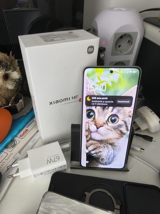 Xiaomi 14T, 12GB RAM, 512GB, 5G, Titan Gray,în garanție