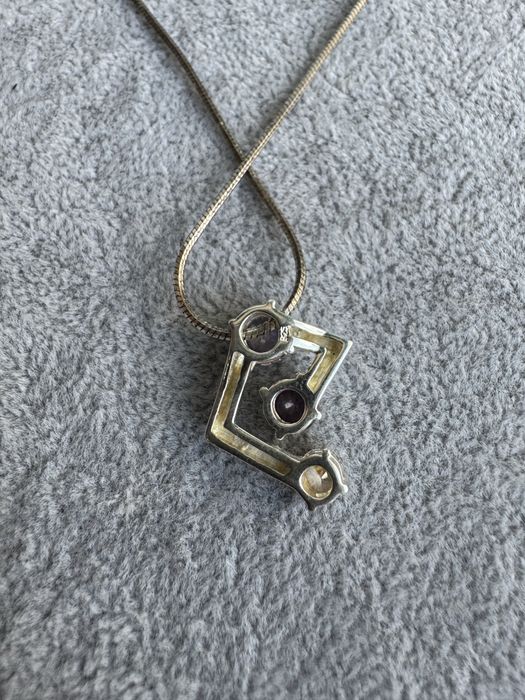 Pandantiv si lant din argint-cubic zirconia