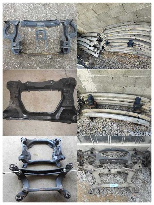 Греди буфери маски и предни и задни мостове - магарета от Мерцедес