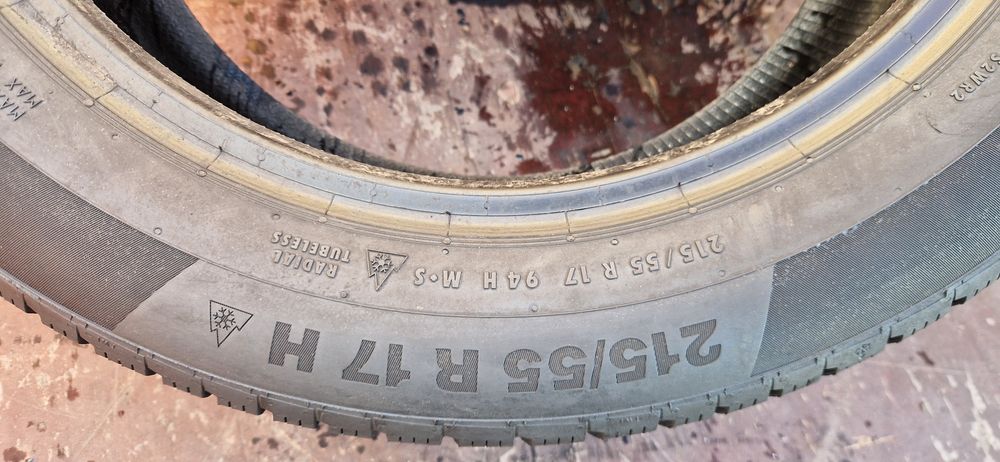 2 Anvelope Continental 215 55 R17 M+S