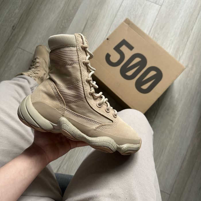 Pantofi Sport Adidas Yeezy 500 High Tactical Boot Sand