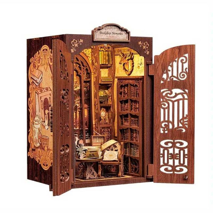 Сглобяем Модел за Библиотека, Разделител на Книги, BOOK NOOK, 3Д Пъзел