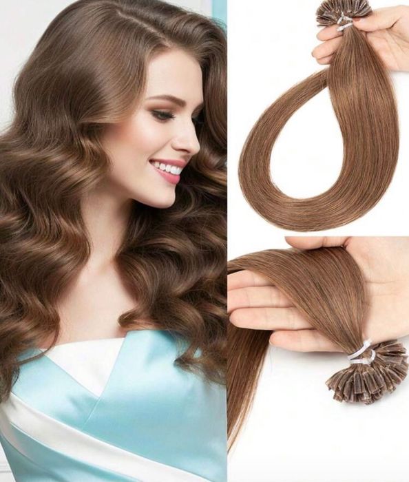 Кератинови екстеншъни,кичури.