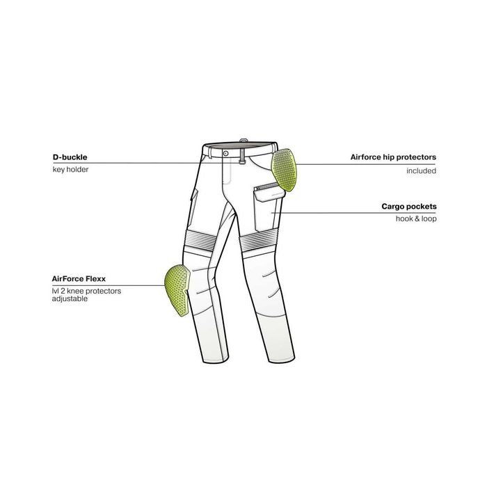 Мото панталон SHIMA GIRO 3.0 CARGO TrioteX™, протектори Camouflge
