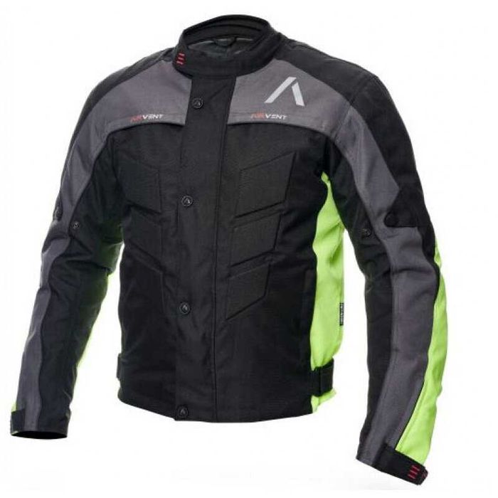 НОВО Текстилно мото яке Adrenaline Pyramid 2.0 BLACK/GREY/FLUO