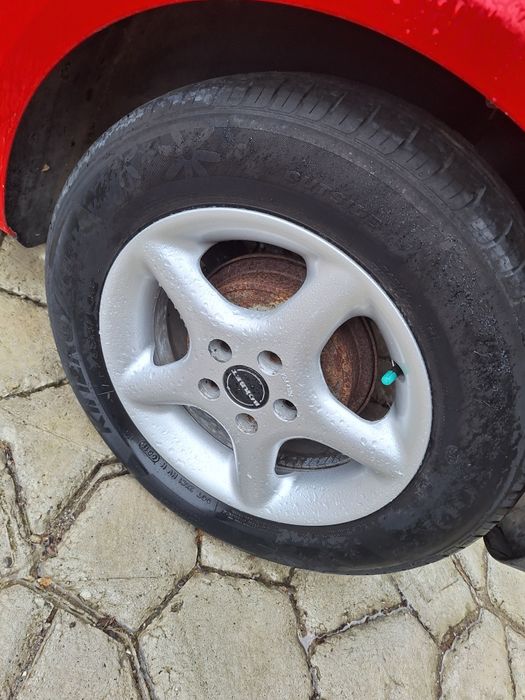 Roti Jante aliaj 14 inch Borbet 5x100  Polo Fabia Audi Seat 185 65 14