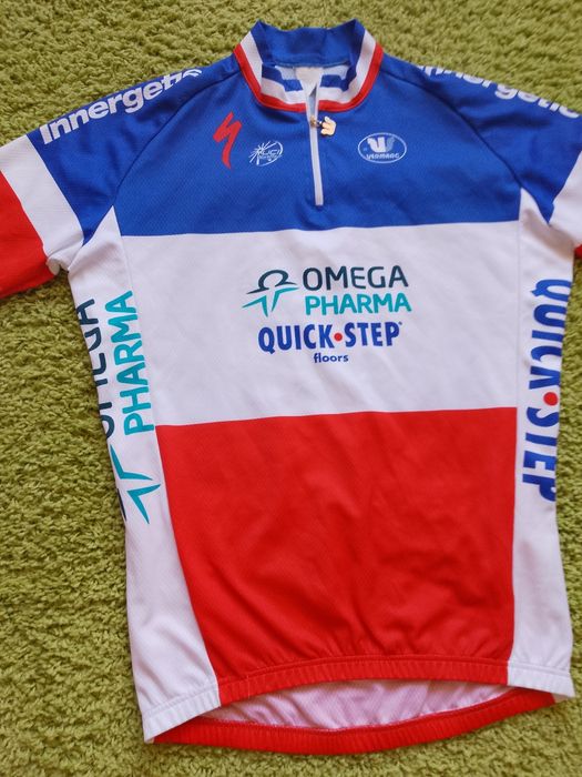 Tricou Ciclism Omega Pharma - Quick Step French Champion 2012/13