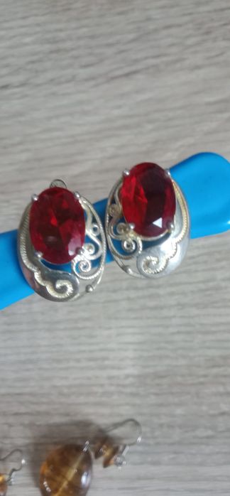 Серьги серебро 925 советские