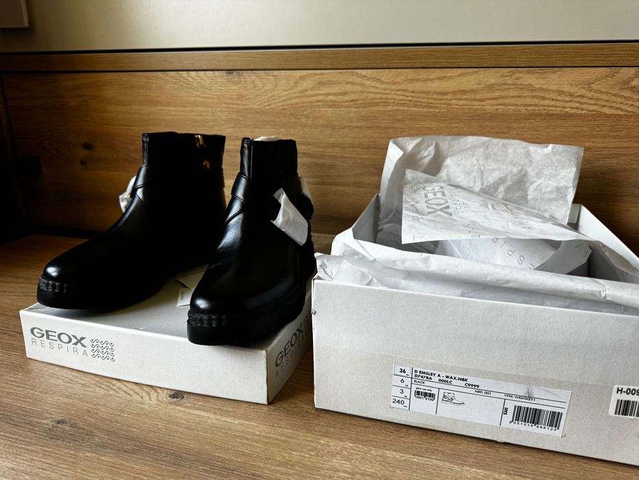 Ghete piele naturală veritabila Geox originale noi