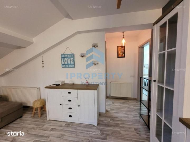 Apartament 2 camere 1 Mai complet utilat si mobilat cu centrala propri