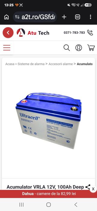SIstem Fotovoltaic OffGrid Panouri fotovoltaice, acumulator Ultracell AGM, Mppt Victron
