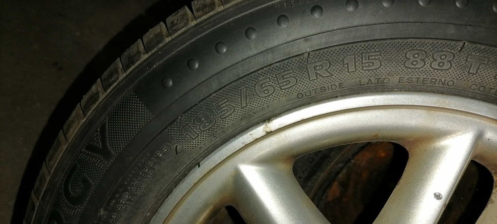 Лята Джанта с гума  почти нова