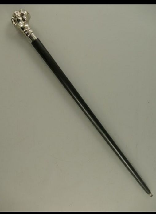 Бастун ( месинг и дърво )