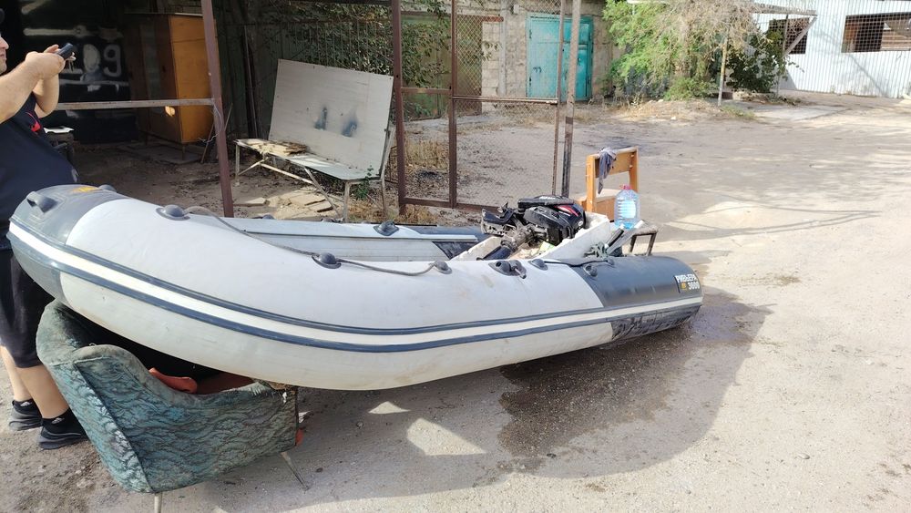 Лодка Ривьера 3600 с мотором Ханкай 6