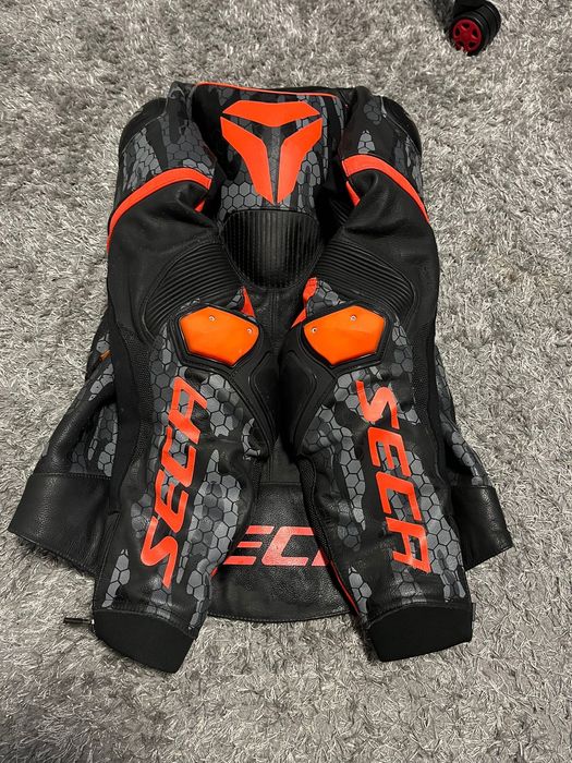 Geacă moto SECA portocalie
