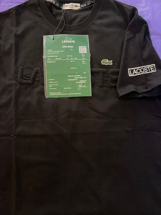 Тениска оригинална памучна Lacoste