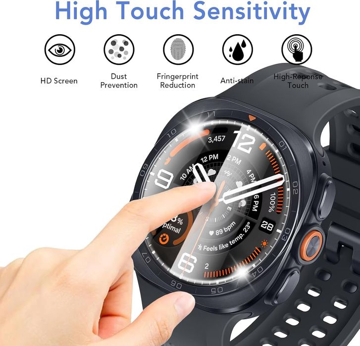 Стъклен протектор за дисплей за samsung galaxy watch ultra 2 47mm 2026