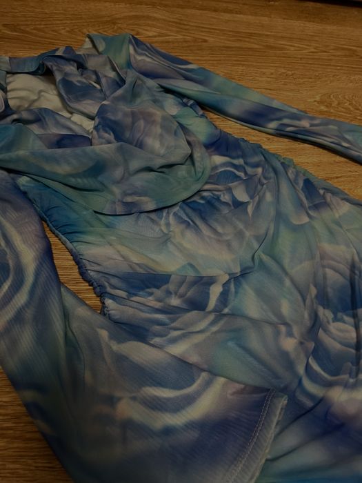 Oh polly blue mini dress