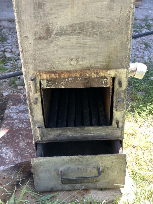 Отопительный котёл газ с углём