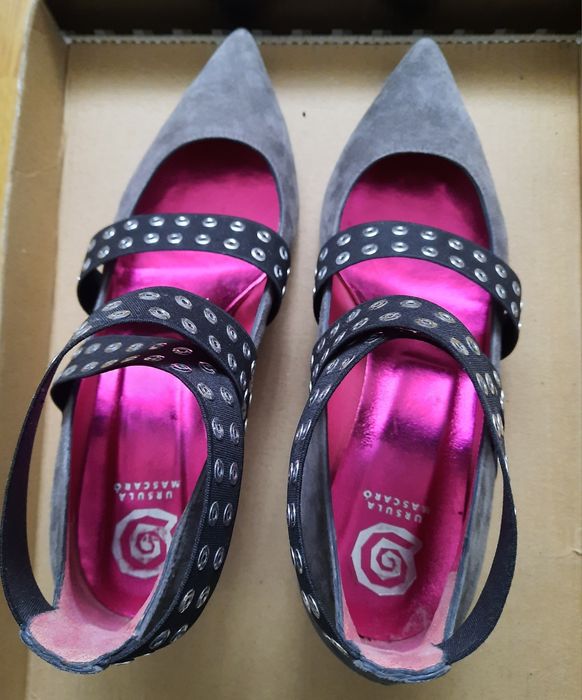Pantofi made in Italy din piele intoarsa 37