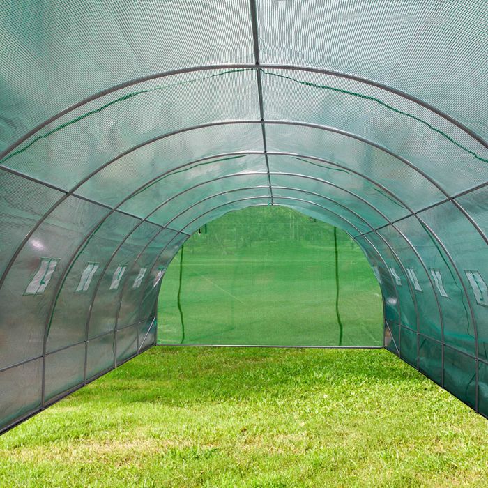 Sera Solar Gradina Cadru Otel  10x4x2.5m 140g/mp + LIVRARE GRATUITA